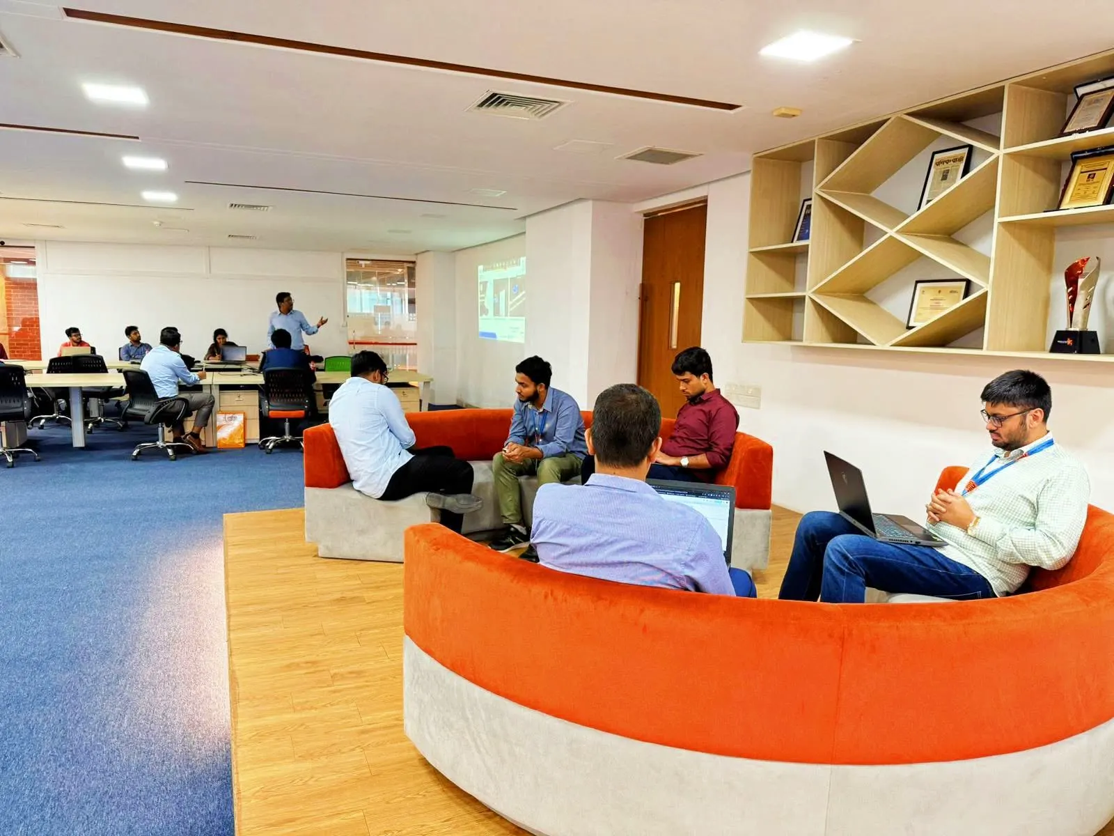AIMS Lab research engineers during an essential AI training session