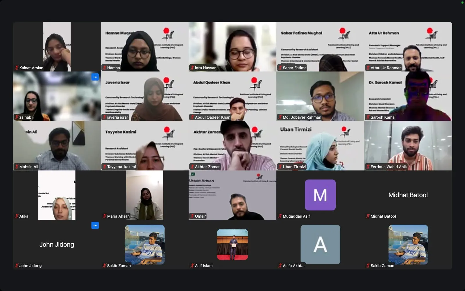Online session of AI Essentials for Healthcare Professionals in Pakistan